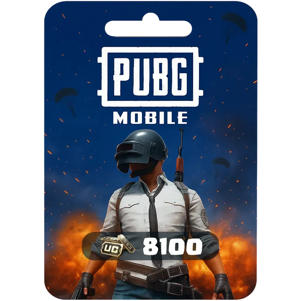 PUBG Mobile 8100 UC